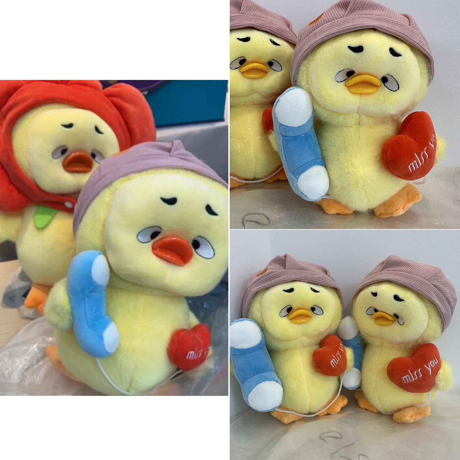 Amazon.co.jp: DAMIETU 柔らかいぬいぐるみアヒル人形おもちゃ